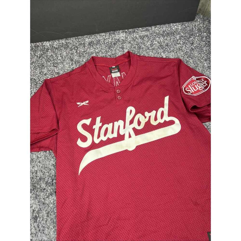 Stanford University #15 MAY Baseball Jersey Size Adult L Maxim Athletic